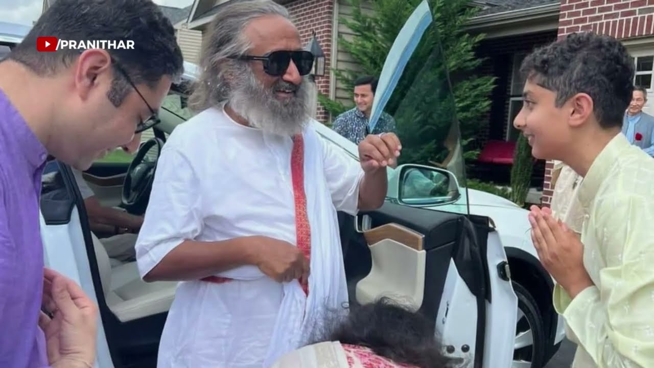Devotees moments with Gurudev Sri Sri Ravi Shankar from New York