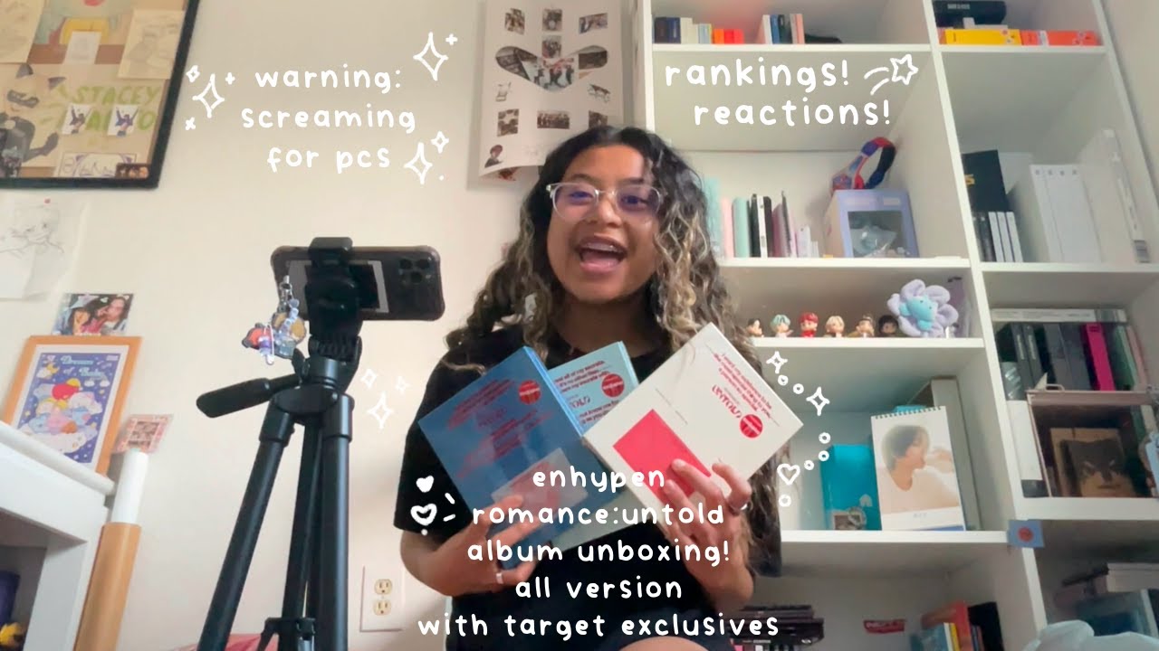 enhypen romance: untold album unboxing! unbox with me :3