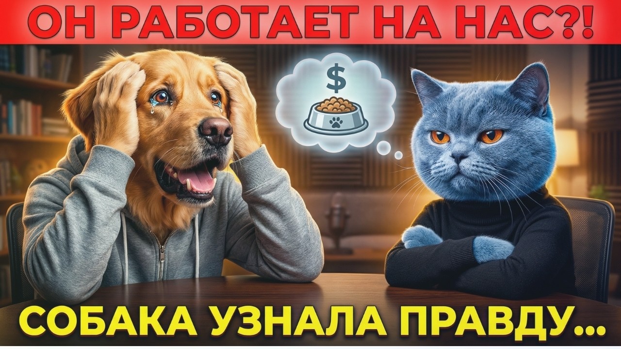 😂 Собака «ОН ВСТАЁТ В 7 УТРА РАДИ МОЕГО КОРМА!» — самый честный подкаст