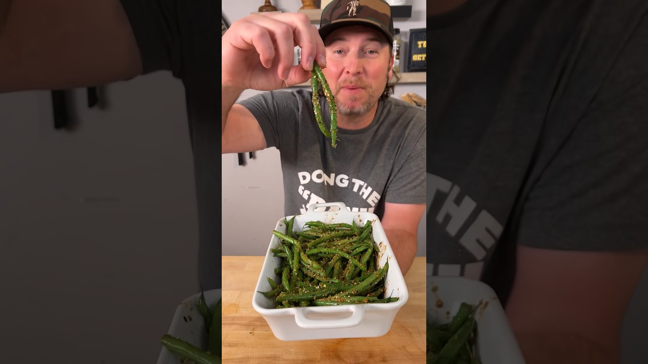 Crunchy Thanksgiving Green Beans! 🙌🔥