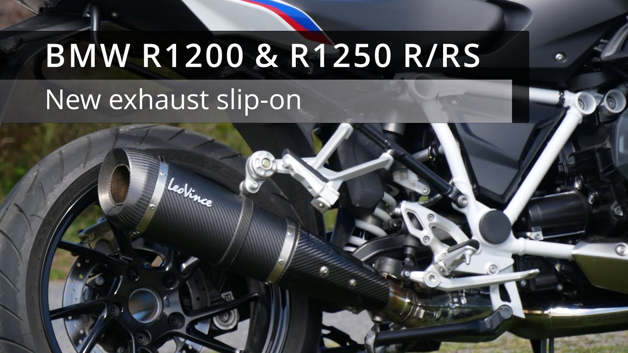 BMW R1200R/RS & R1250R/RS New slip-on exhaust & ride by sound