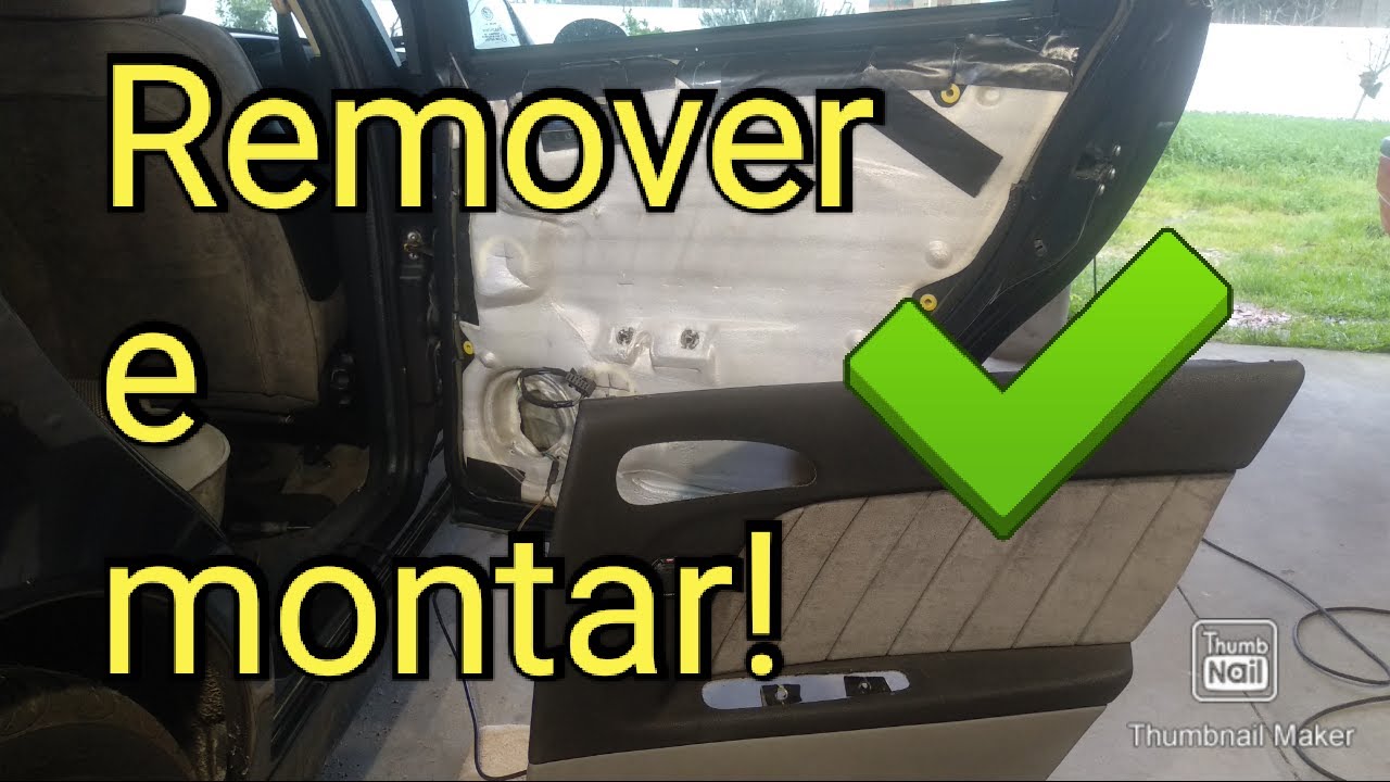 Como desmontar e montar, forra de porta/quartela. Alfa Romeo 156 todas as portas.