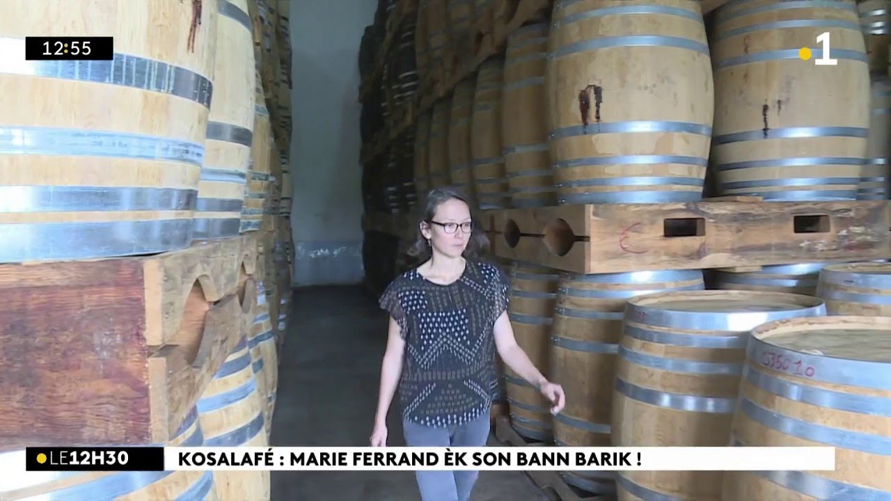 Kosalafé ! Marie Ferrand lé le sél fam maître de chais la Rényon !