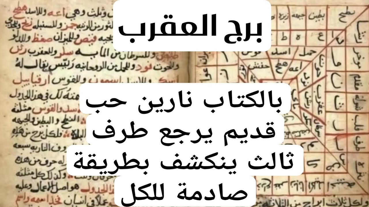 برج العقرب لهذا اليوم ااقوي كشف بالكتاب الروحاني نارين حب قديم يرجع طرف ثالث ينكشف بطريقة صادمة للكل