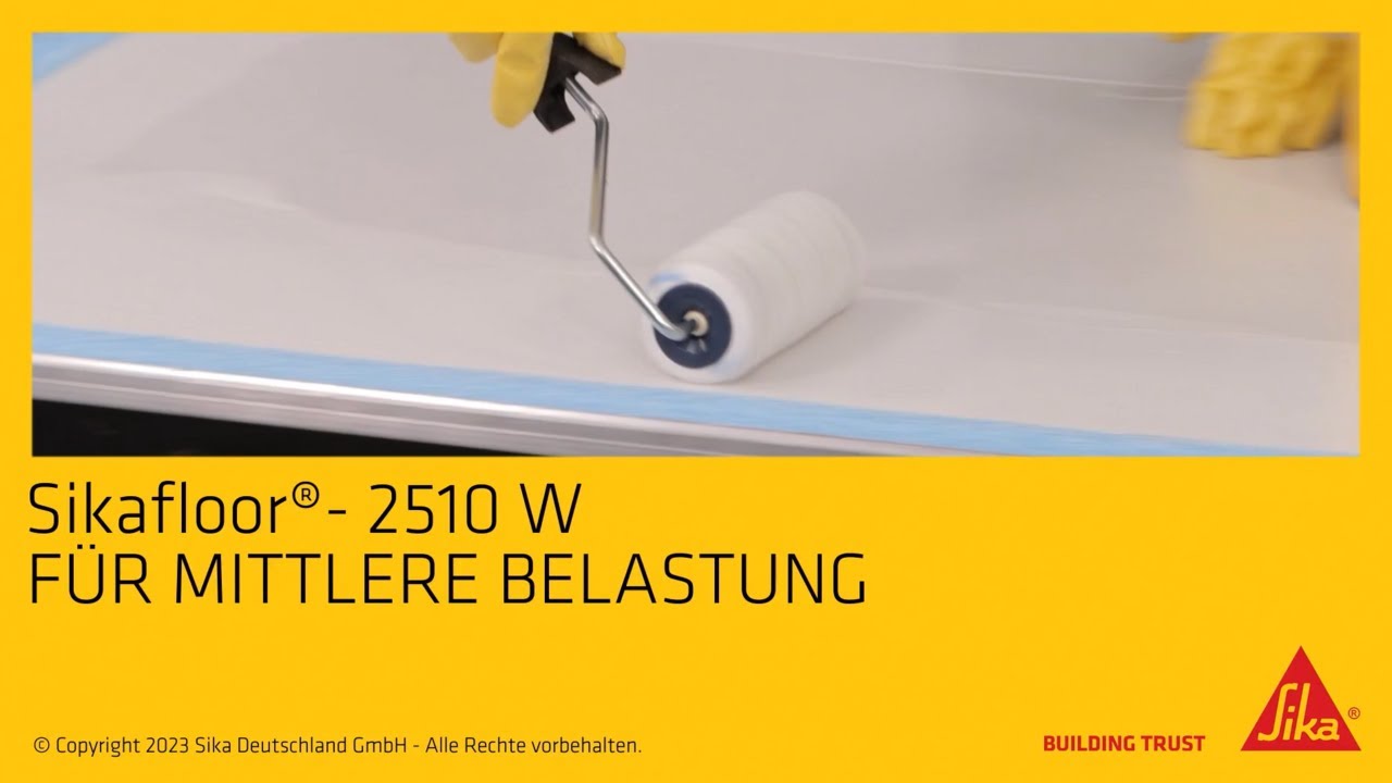 Sikafloor®-2510 W – Für mittlere Belastungen