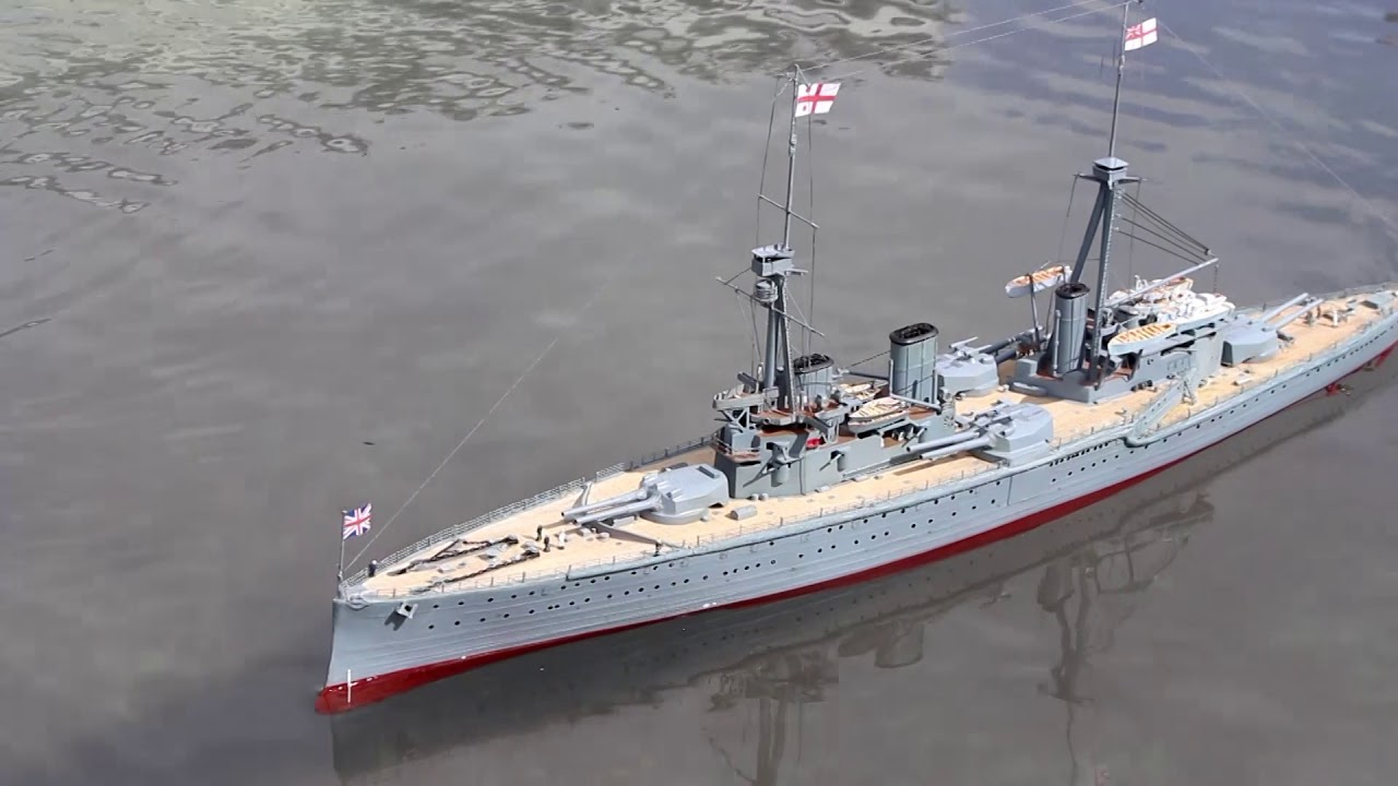 RC HMS Invincible - Scratch Built - Deans Marine open day 2017