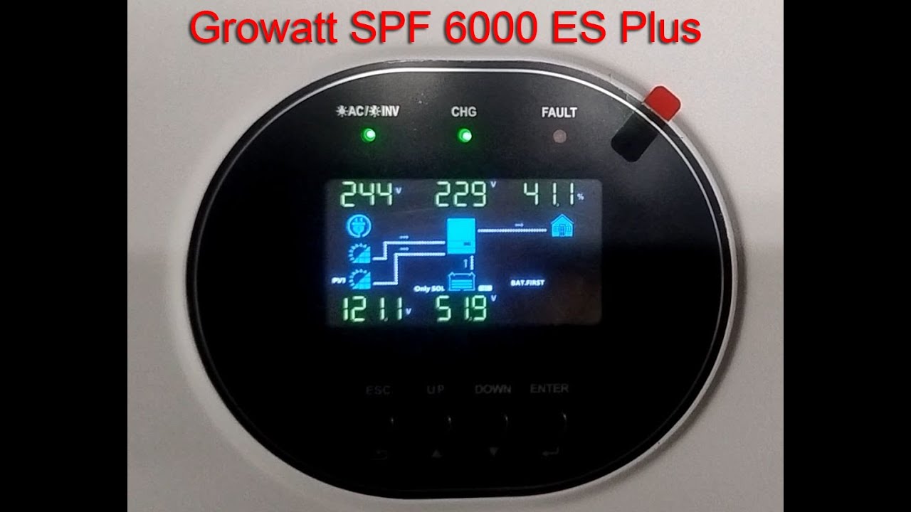 Growatt SPF 6000 ES Plus po 2 tygodniach użytkowania.