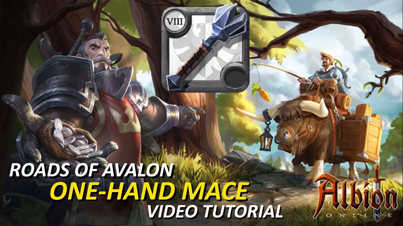 1-H MACE BUILD TUTORIAL - Roads of Avalon Edition | Mount Giveaway | Albion Online