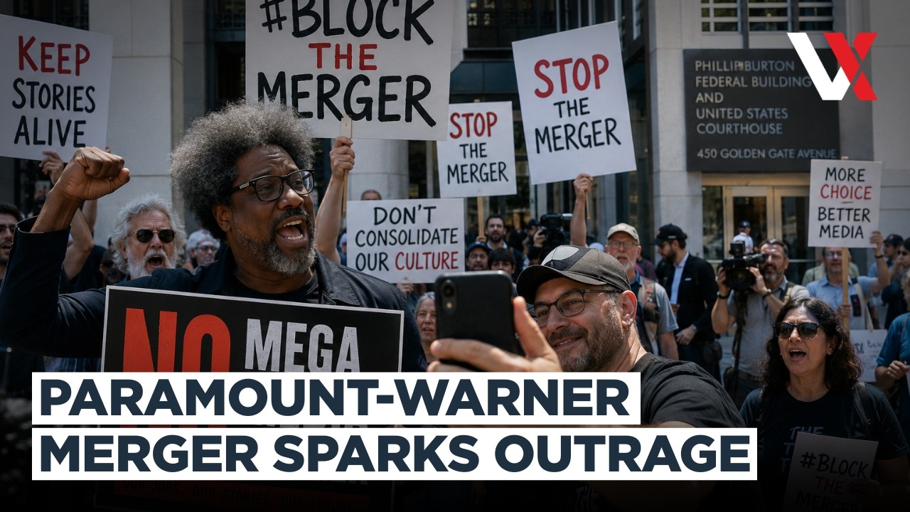 California Protests Erupt as Paramount-Warner Bros Discovery Merger Faces Court Challenge | VERTEX