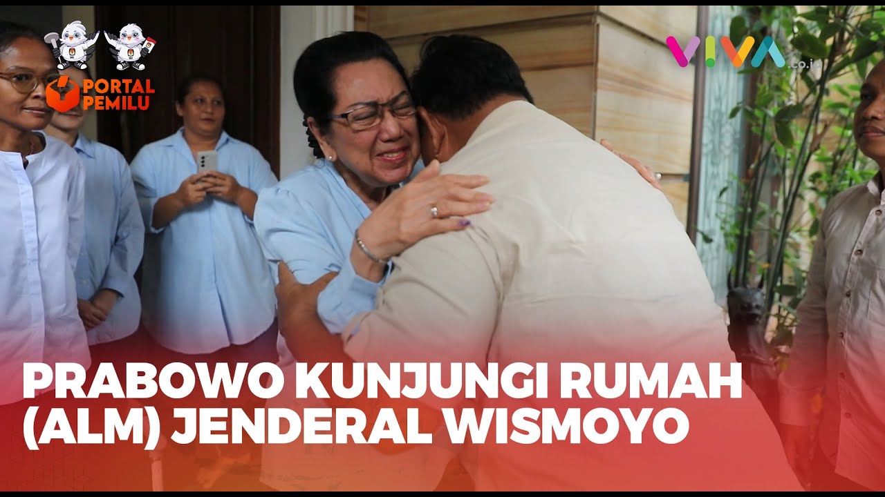 Usai Ziarah Makam Orang Tua, Prabowo Kunjungi Rumah Almarhum Jenderal Wismoyo Arismunandar