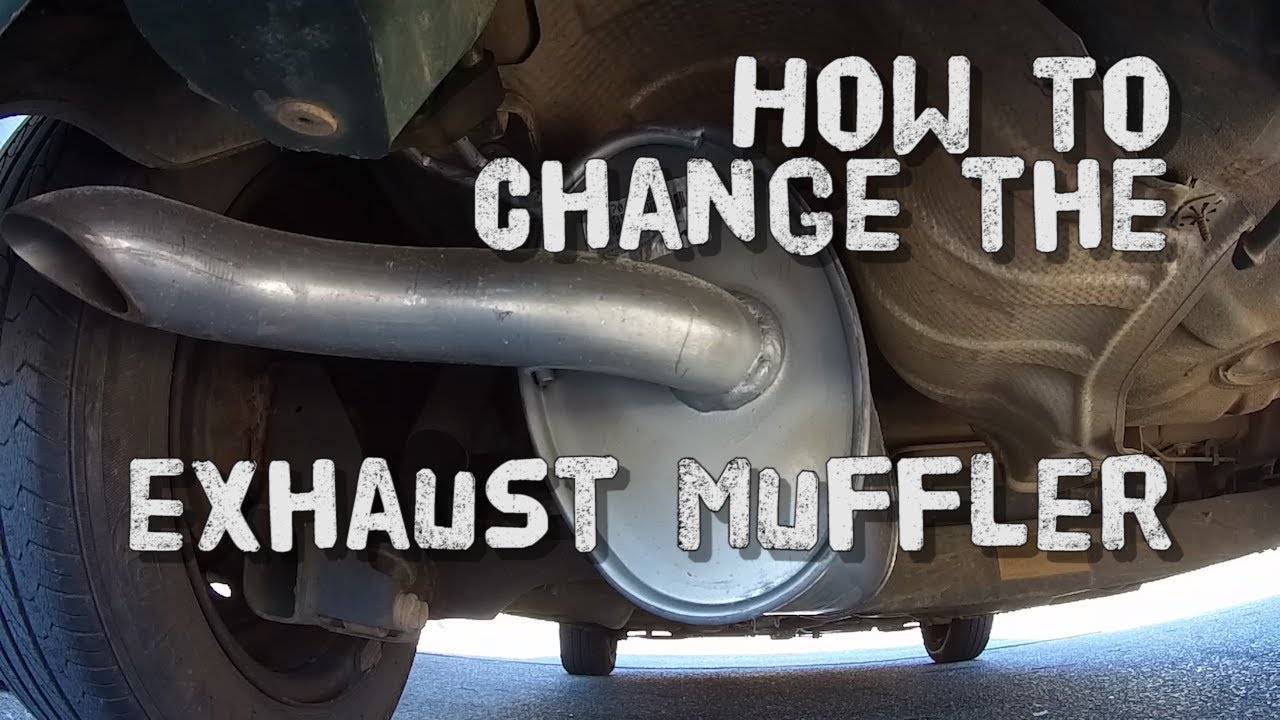 How to Change your Exhaust Muffler - Fiat Punto Mk2 - Work on every car