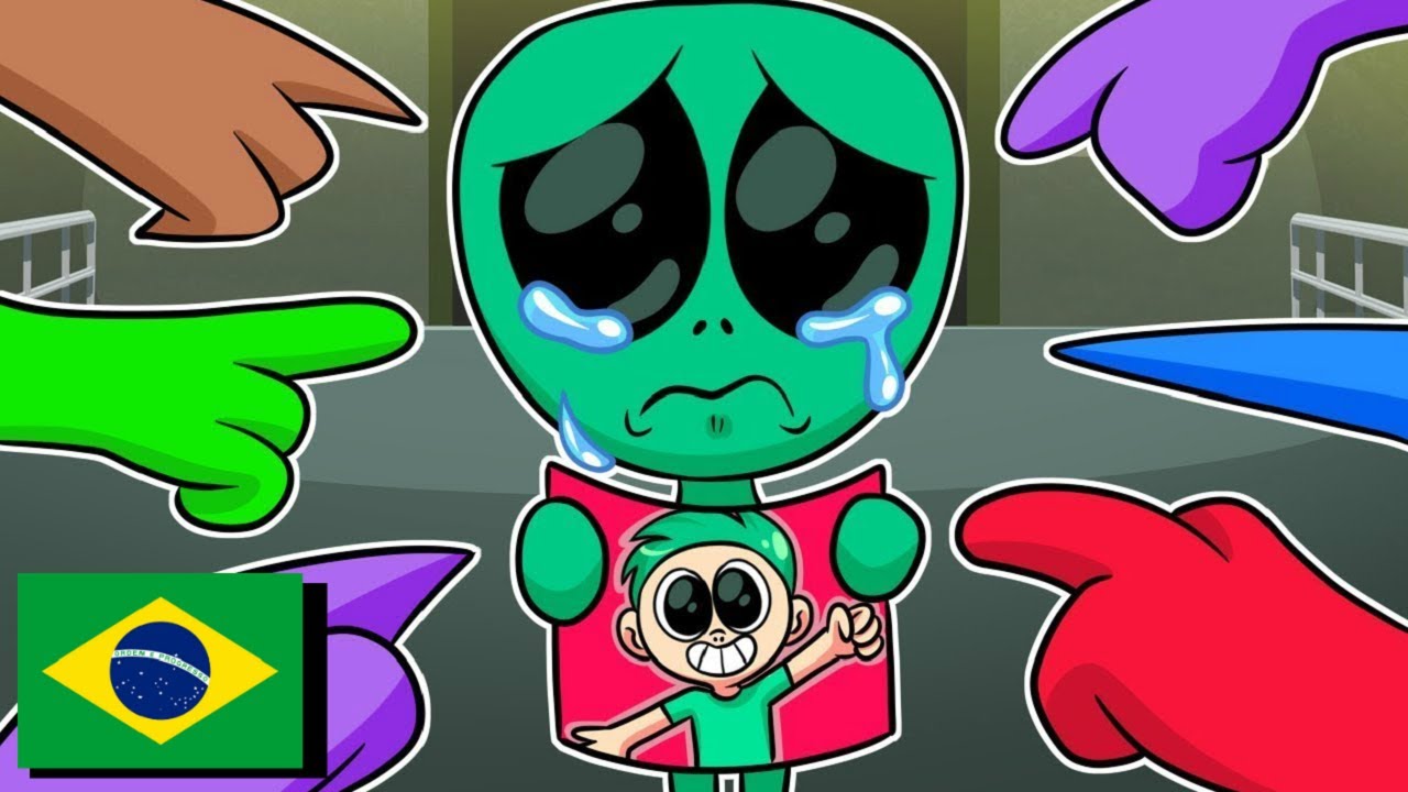 A TRISTE ORIGEM DO BENITO!? (DUBLADO PT-BR) – Rainbow Friends 2 Animação