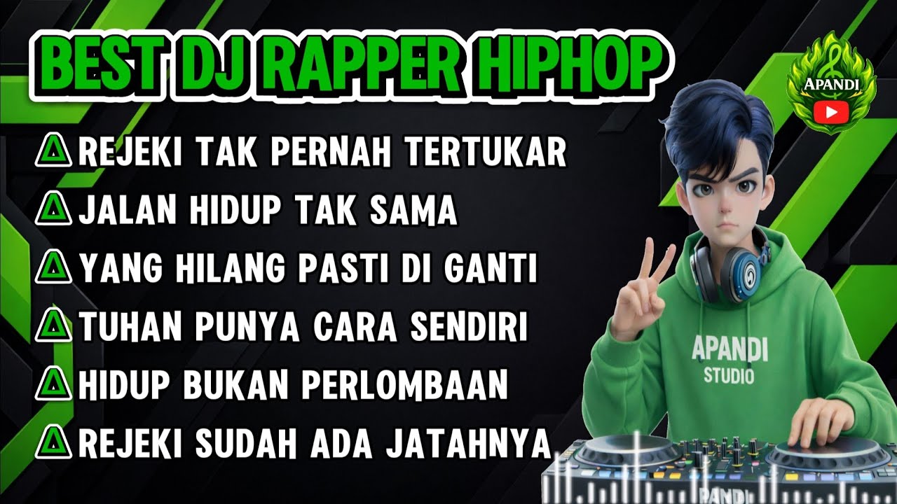 BEST DJ RAPPER HIPHOP || REJEKI TAK PERNAH TERTUKAR || JALAN HIDUP TAK SAMA || TERBARU #djhiphop #dj