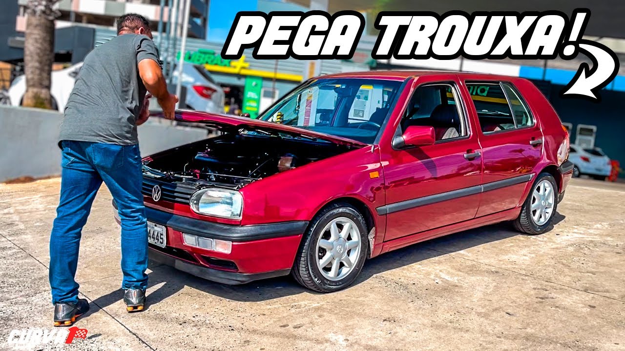 OLHA O QUE ELE FEZ NO MOTOR DESSE GOLF!! 😱