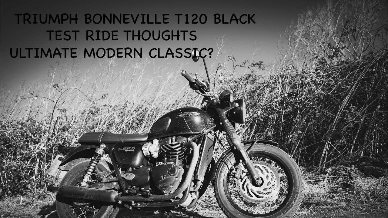 Тест-драйв и обзор Triumph Bonneville T120 Black