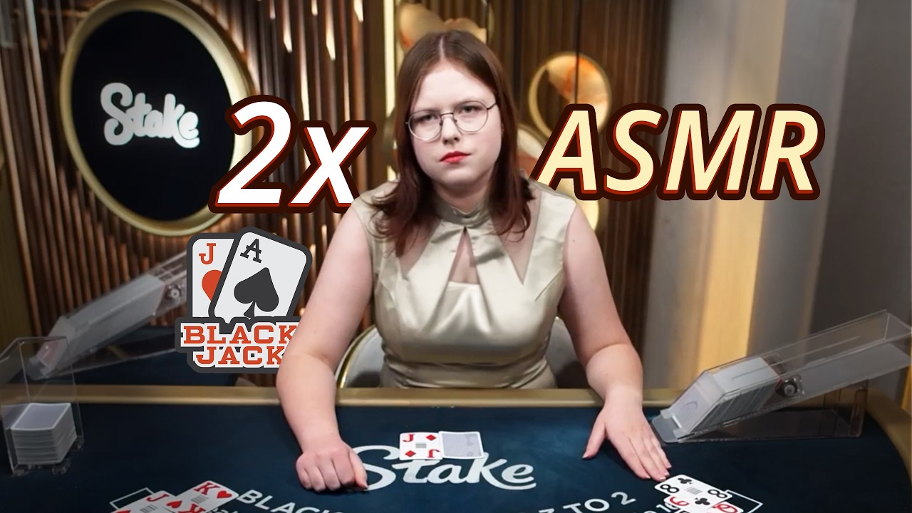 2x Blackjack for Sleep | Unintentional ASMR