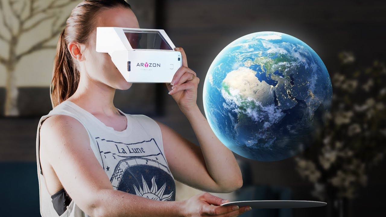 Cardboard Augmented Reality Headset - Aryzon DIY Kit