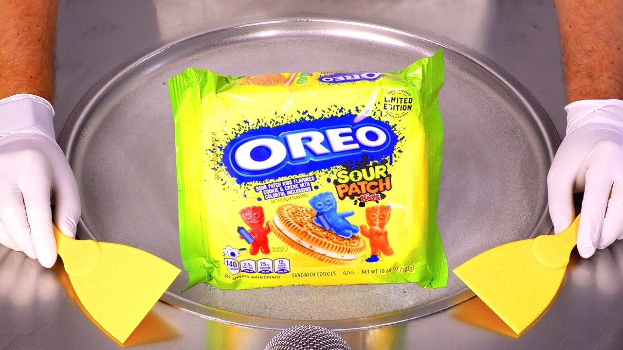 Совершенно новые детские роллы с мороженым Oreo Sour Patch — удовлетворяющие ASMR
