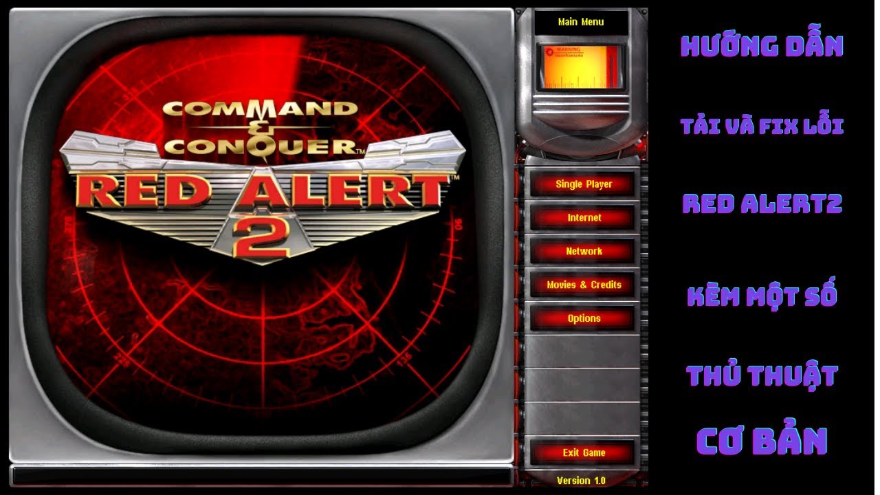 Red Alert 2 | Fix tất cả các lỗi khi chơi Ra2 và 1 số thủ thuật cơ bản