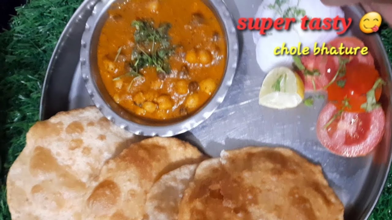 Chole bhature recipe 😋