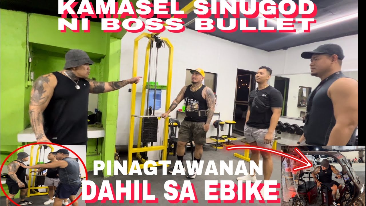 BOSS BULLET NYO SINUGOD SI KAMASEL SA LUGAR NYA KAHIT MAY DALAWANG BODYGUARD DAHIL LANG SA EBIKE