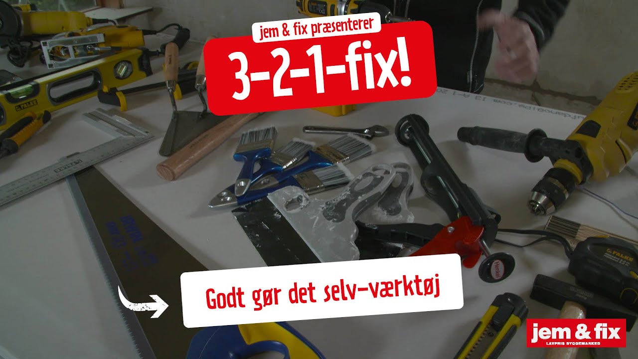 Godt g&oslash;r det selv-v&aelig;rkt&oslash;j - jem & fix