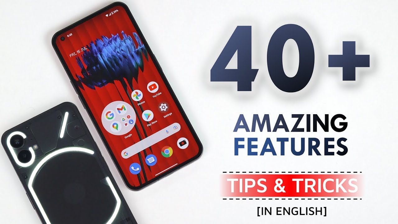 Nothing Phone 1 Tips & Tricks | 40+ Special Features - TechRJ [English]