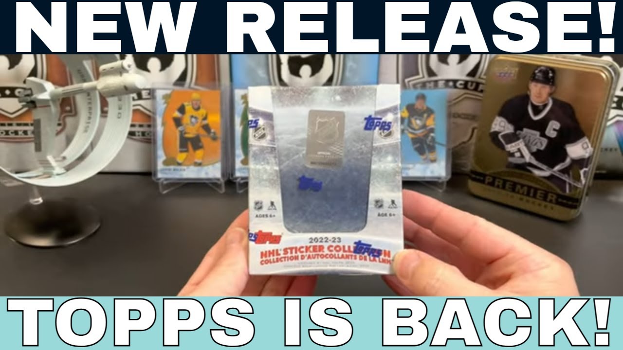 NEW RELEASE! HUGE Set! Opening Up a Box of 2022-23 Topps NHL Sticker Collection Hockey!