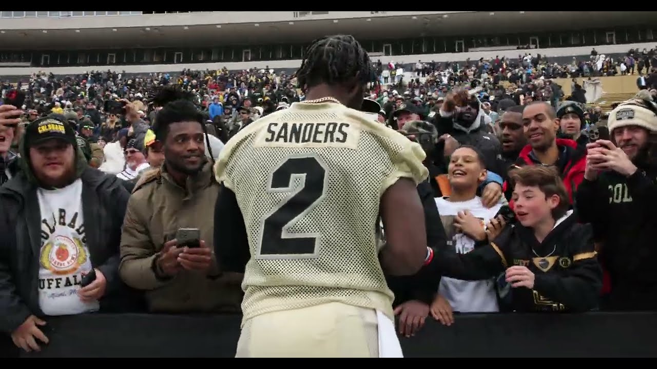 Shedeur Sanders CU (Colorado) Spring Game Highlights & Behind the Scenes 2023