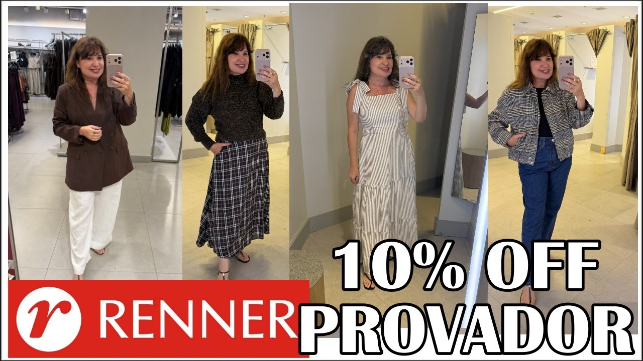 PROVADOR RENNER - NOVIDADES DA SEMANA - CUPOM ANGEL COM 10% OFF NAS COMPRAS ACIMA DE 199