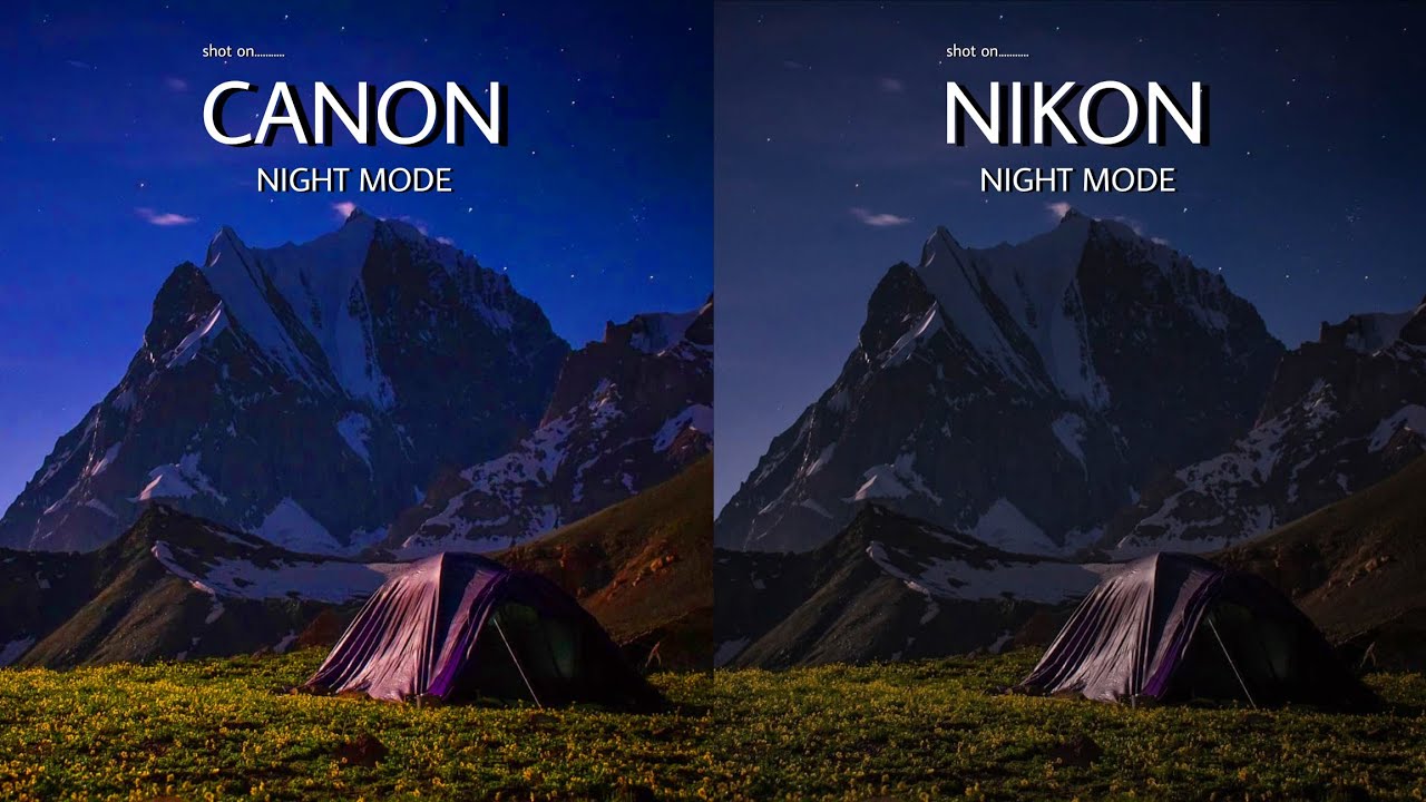 Canon EOS R5 II VS NIKON Z8 | NIGHT MODE | Camera Test