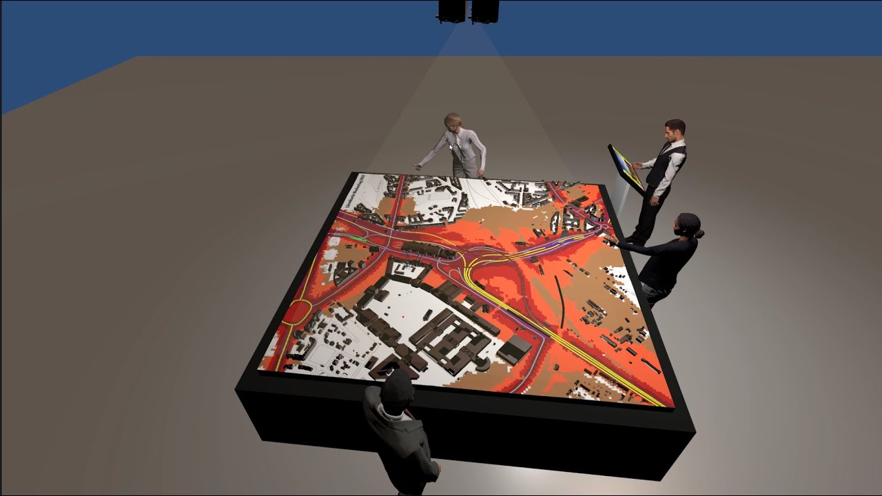 Real interactive 3D Visualization of Berlin Funkturm area