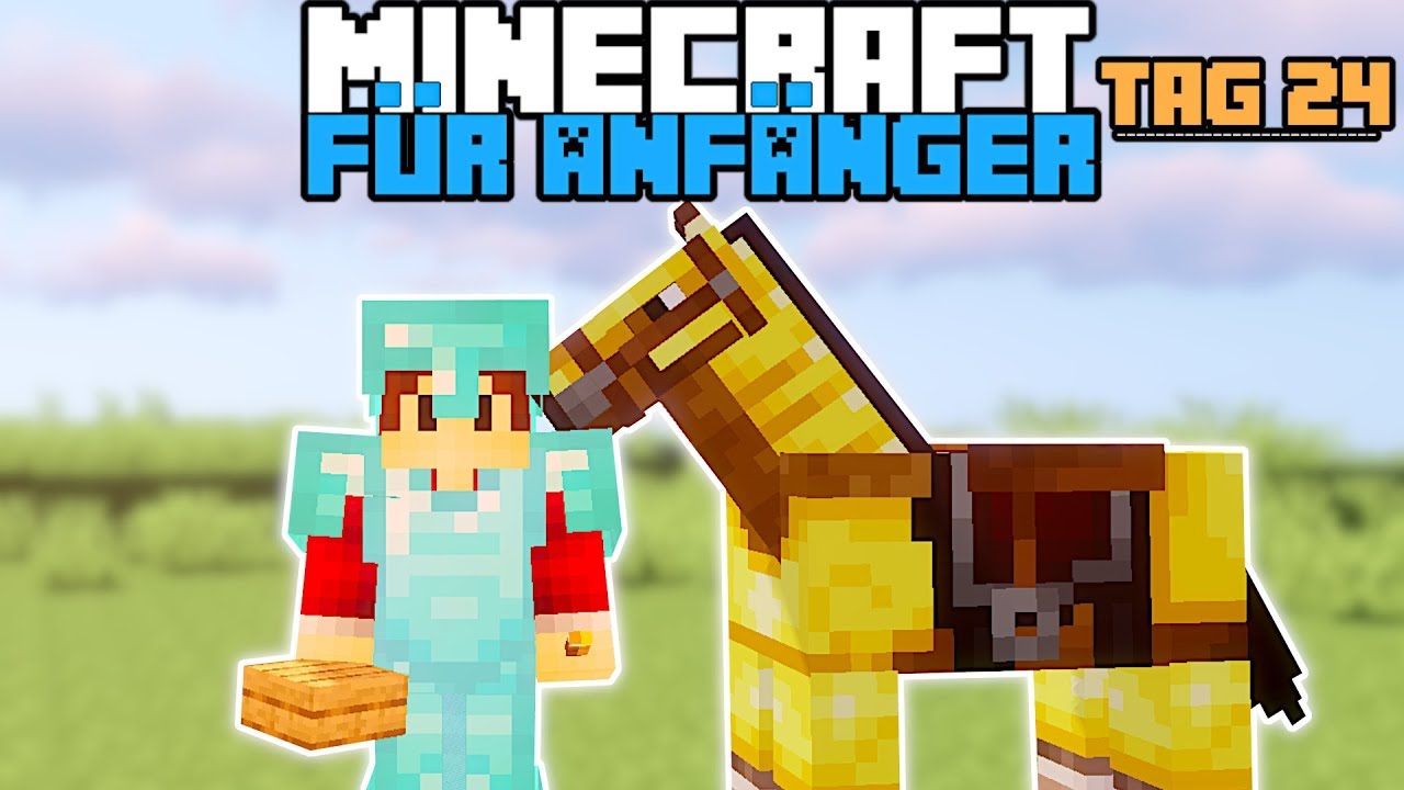 Wie zähmt man ein Pferd in Minecraft 1.14 | Minecraft für Anfänger Tag 24