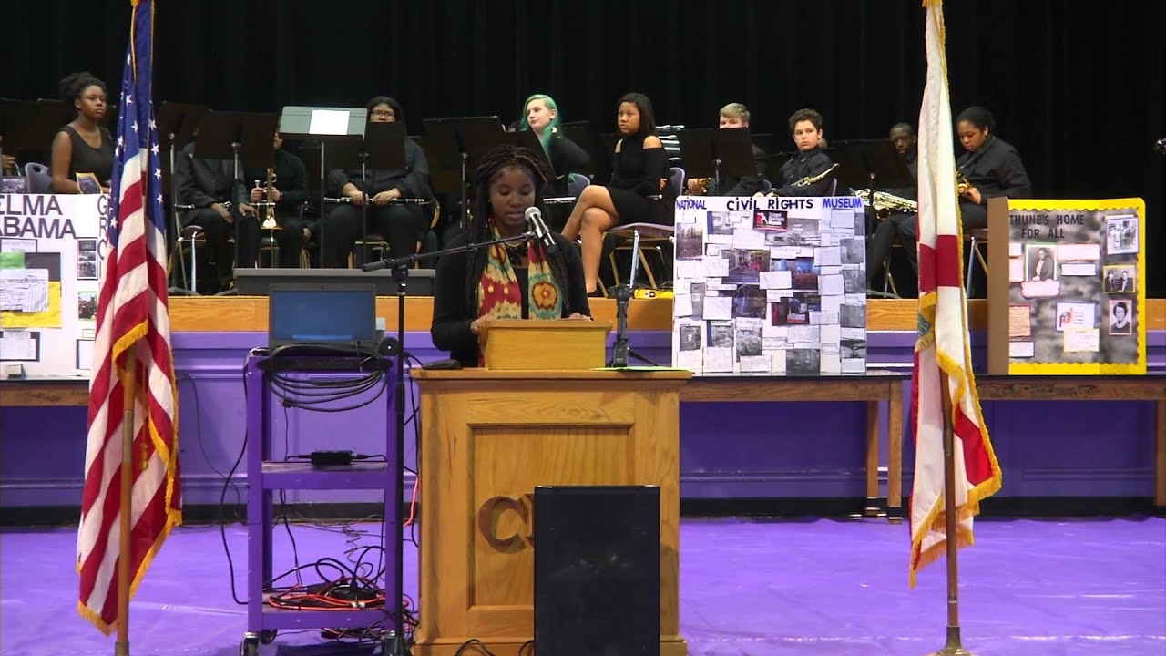 Cobb Middle Black History Month Geneva Westley Assembly