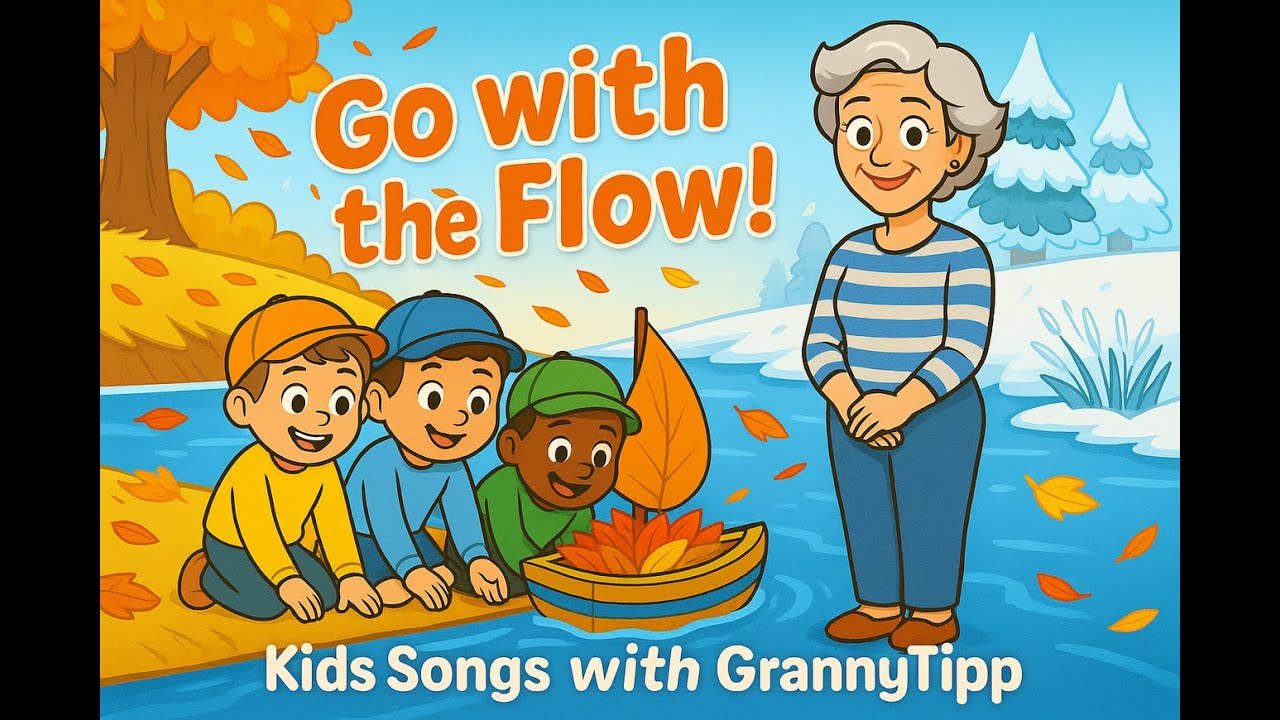 Go with the Flow - Don't Worry, Move Along Happily | Fun Idiom Song #19