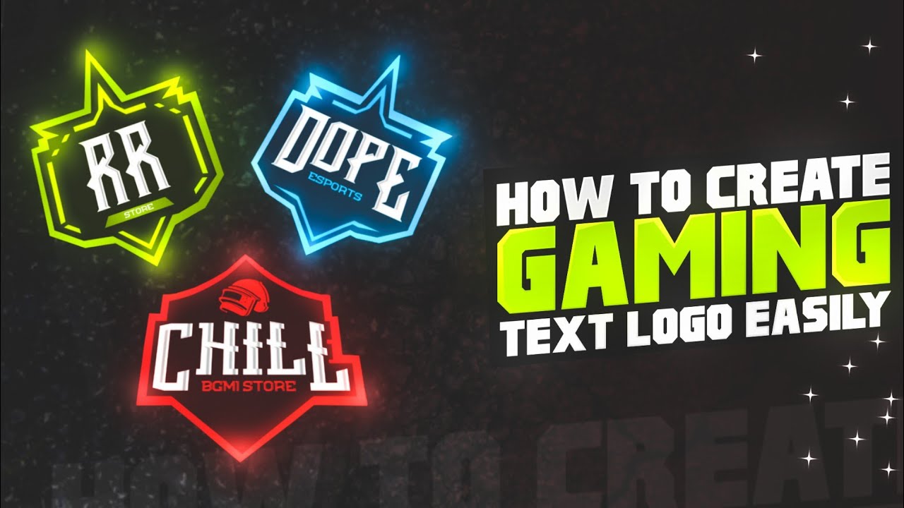 CREATE/ ESPORTS / GAMING / CLAN / TEXT | CONCEPT LOGO / ON ANDROID