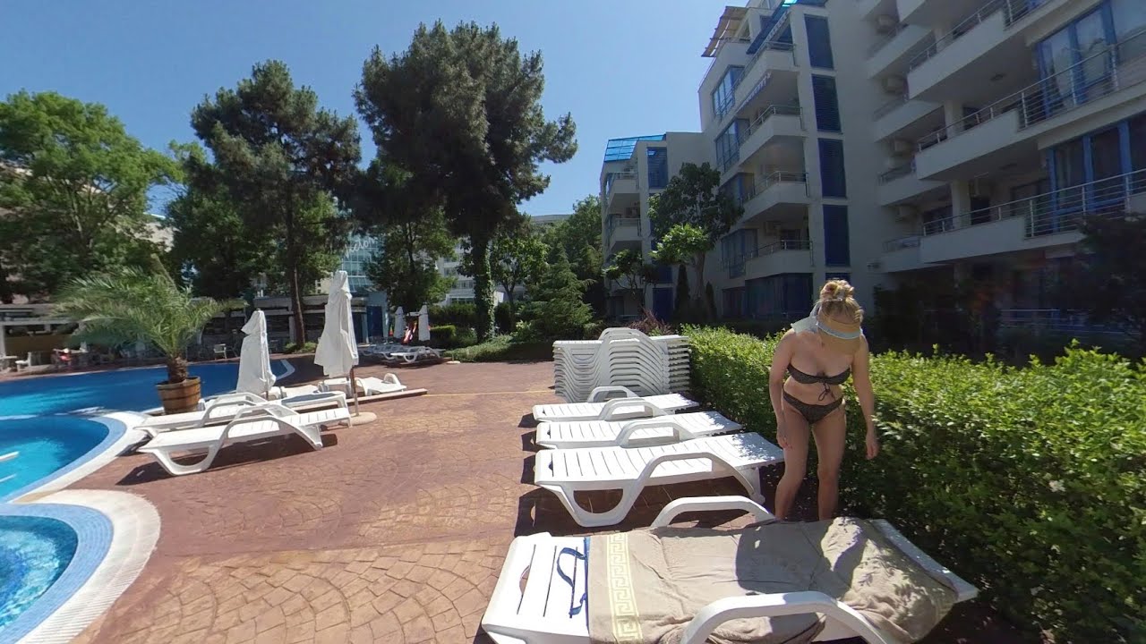 Slunečné Pobřeží, Bulharsko, aparthotel Excelsior, 2022. Sunny Beach, Bulgaria