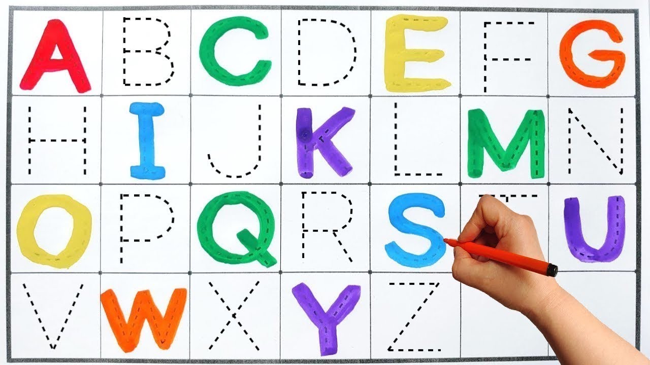 ABC Song🤓abc || Learn ABCZ || How to Draw Alphabet & Paint Capital and Small Letters for Kids