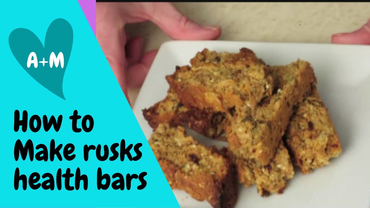How to make delicious rusks or health bars