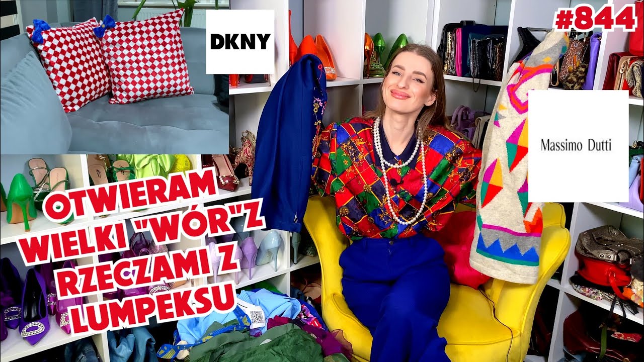 OTWIERAM WIELKI "WÓR" Z RZECZAMI Z LUMPEKSU | PROJEKT PODUSZEK 