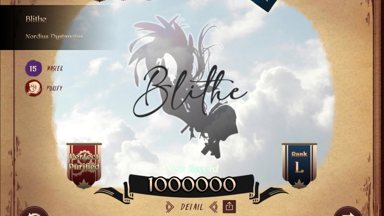 【Lanota】 Blithe — Nordius Dystancius 【MASTER 15】 Perfect Purified 