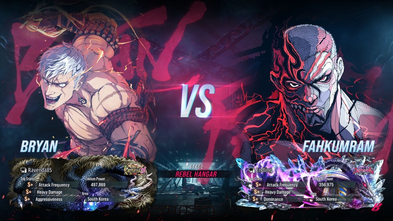 T8 🔥 KNEE (Bryan vs ENDLING (Fahkumram) 🔥 Tekken 8 High Level Gameplay