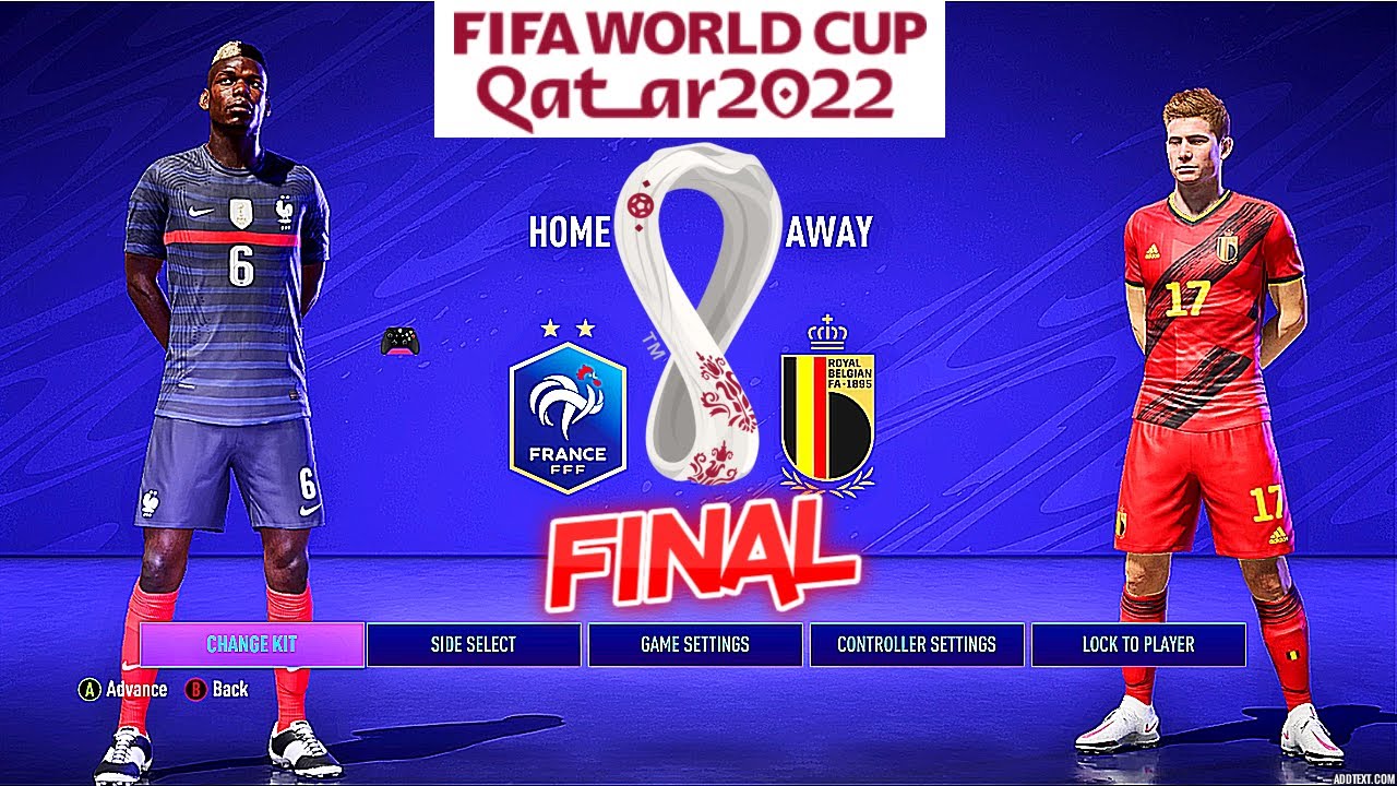 FRANCE - BELGIQUE | Finale Coupe du Monde 2022 | FIFA 21 PS5 MOD
