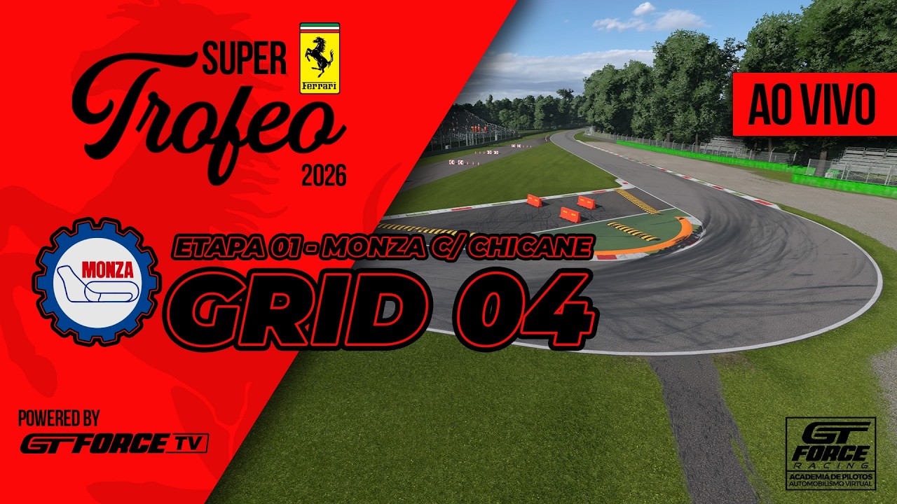 FERRARI SUPER TROFEO 2026 - Etapa 01: MONZA C/ CHICANE - (GRID 04) | #gt7