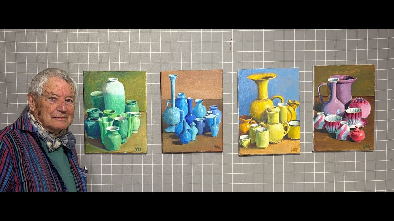 Kaffe Fassett Series of Colour Study Paintings 2025