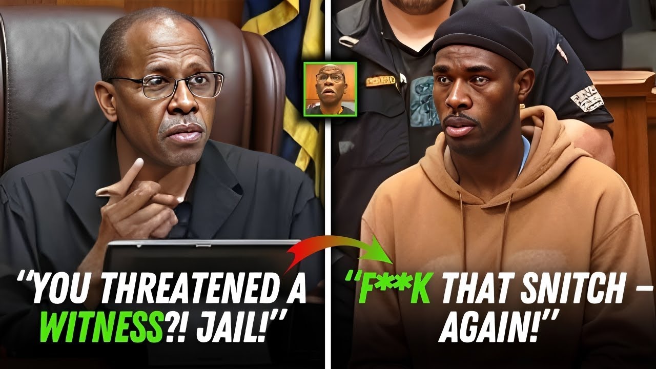 Defendant ACCUSED of Threatening Witness &mdash; Courtroom ERUPTS in Chaos!