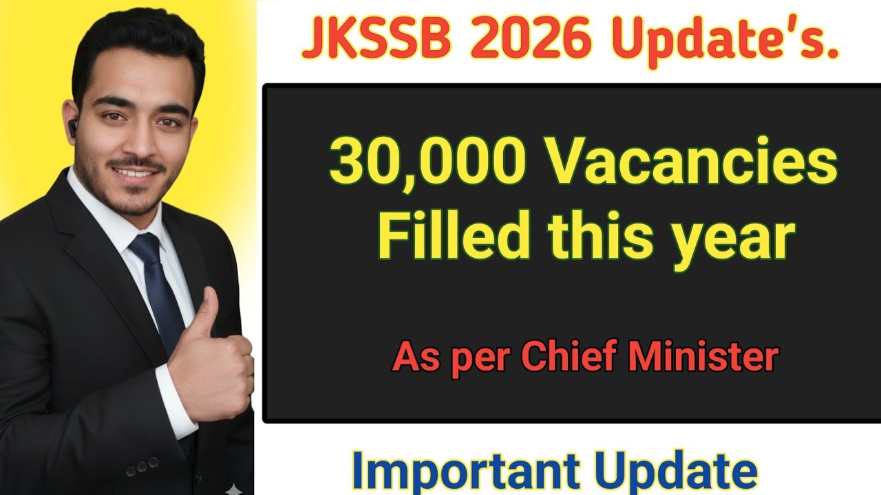 Jkssb 30,000 vacancies filled #jkssb #jkssbjobs #jkssbexam 