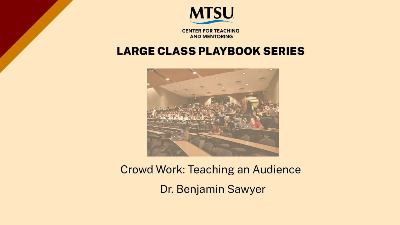 Crowd Work: Teaching an Audience