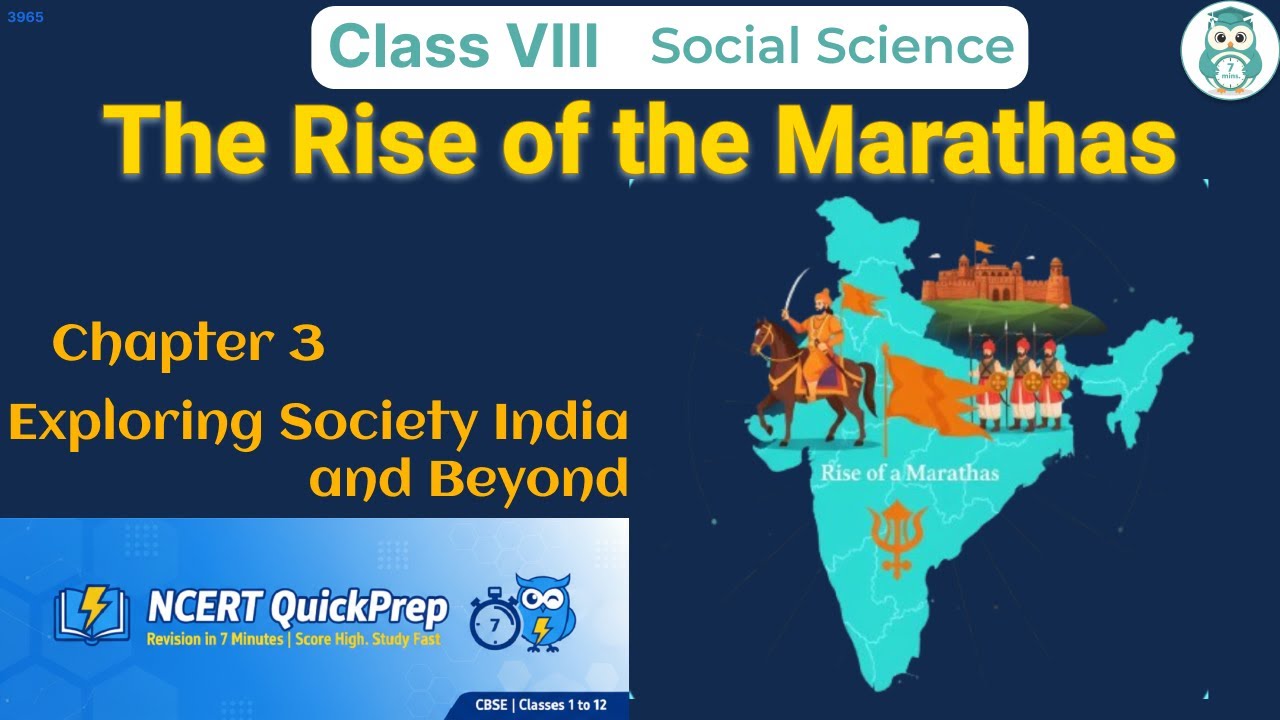 The Rise of the Marathas | Class 8 Social Science Chapter 3 | CBSE NCERT | Quick Revision in 7 Mins