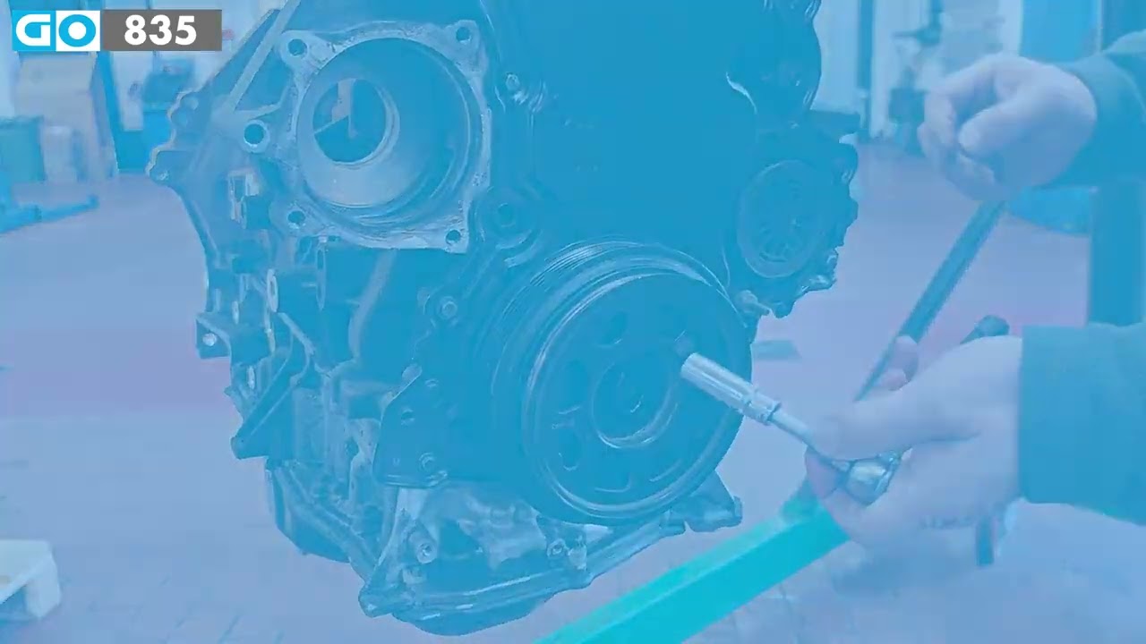 GO835 - ATTREZZO PER LA RIMOZIONE DELLA PULEGGIA DELL'ALBERO MOTORE PER FORD 2.0L ECOBLUE
